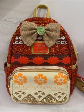 Disney x Loungefly Moana Heart of Te Fiti Sequin Mini Backpack